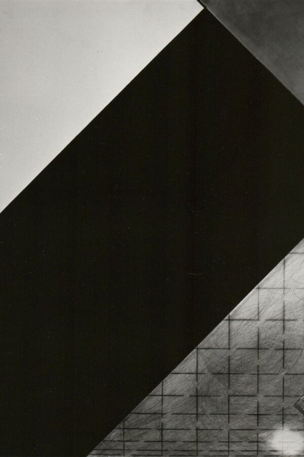 Ivan Kříž, Kompozice s černou dominantou, 1988, kombinovaná technika, foto: Ing. Libor Teplý